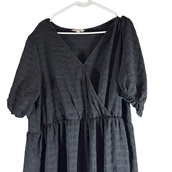 Ophelia Roe Womens 2X Black Sleeve Boho Goth Tiered Maxi NWT - Picture 5 of 13